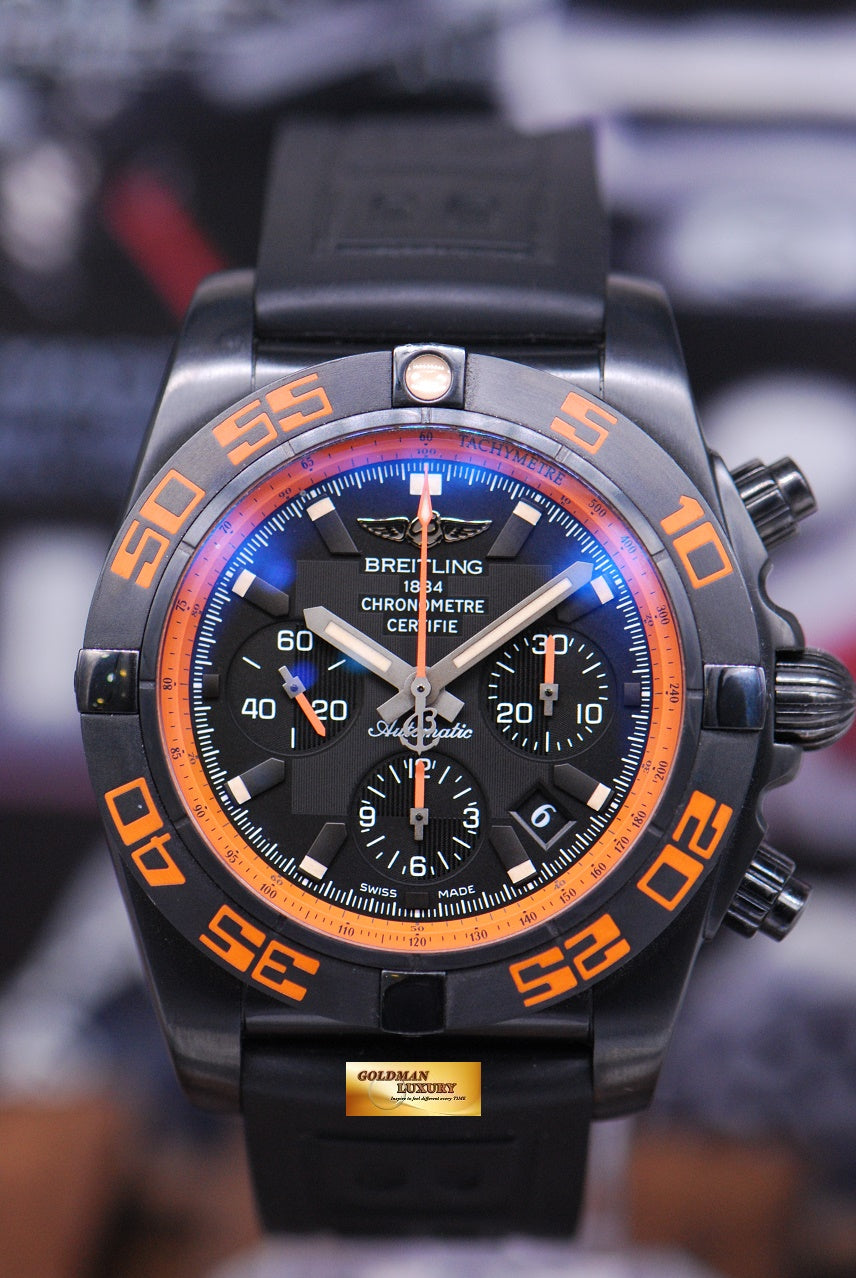 [SOLD] BREITLING CHRONOMAT 44 RAVEN BLACKSTEEL CHRONOGRAPH AUTOMATIC MB0111 (LNIB)