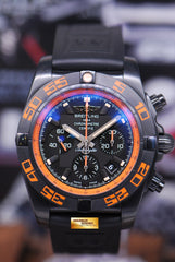 SOLD BREITLING CHRONOMAT 44 RAVEN BLACKSTEEL CHRONOGRAPH AUTOMATIC M Goldman Luxury