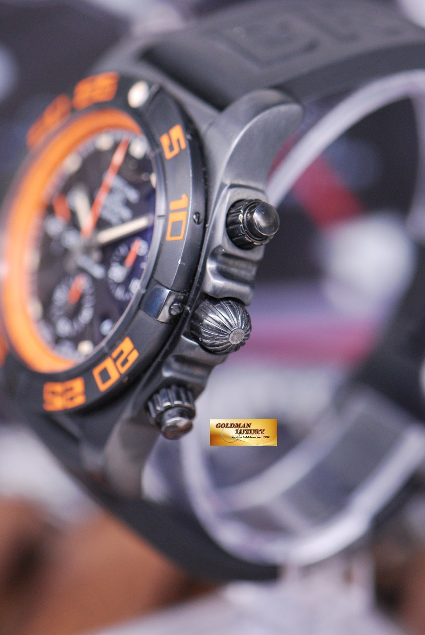 [SOLD] BREITLING CHRONOMAT 44 RAVEN BLACKSTEEL CHRONOGRAPH AUTOMATIC MB0111 (LNIB)