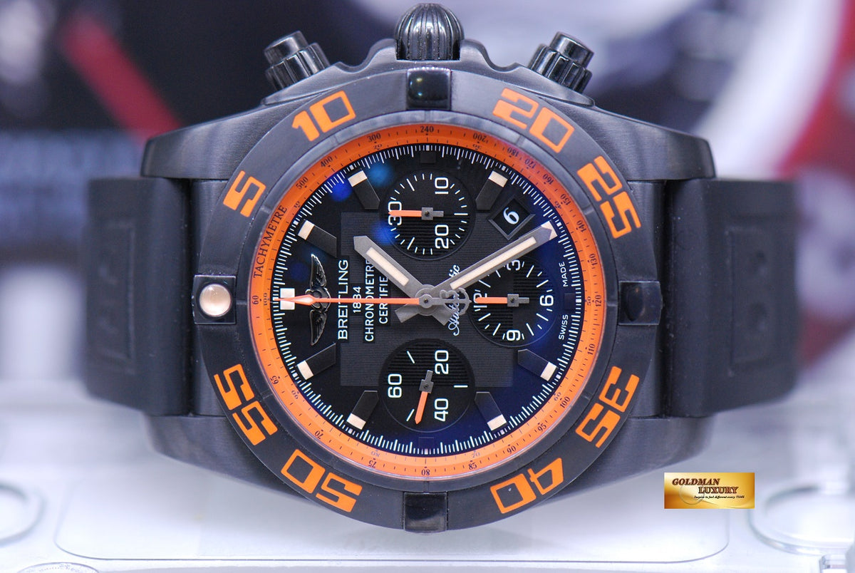[SOLD] BREITLING CHRONOMAT 44 RAVEN BLACKSTEEL CHRONOGRAPH AUTOMATIC MB0111 (LNIB)