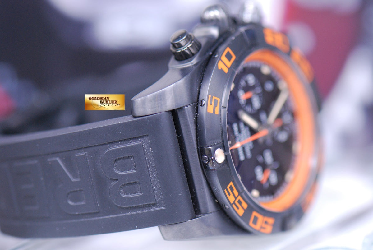 [SOLD] BREITLING CHRONOMAT 44 RAVEN BLACKSTEEL CHRONOGRAPH AUTOMATIC MB0111 (LNIB)