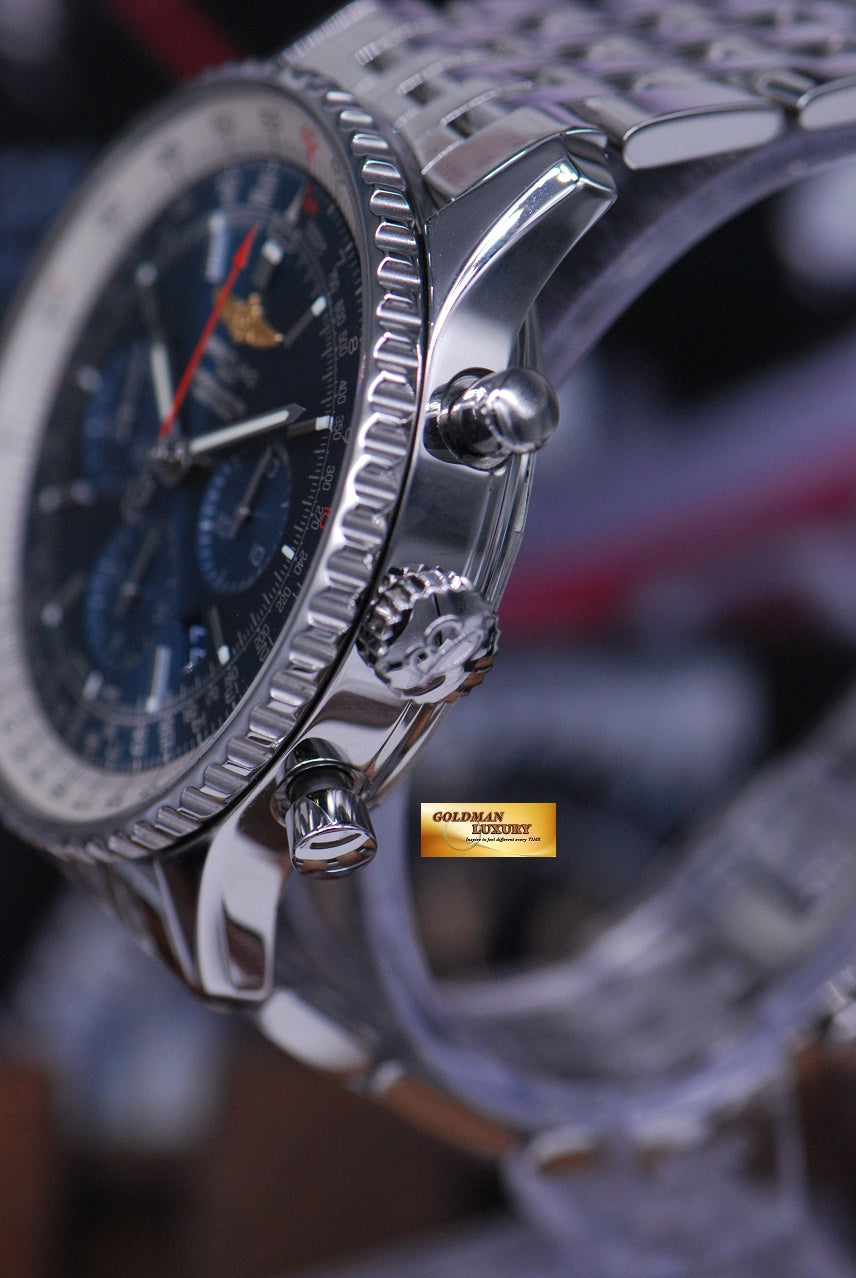 [SOLD] BREITLING NAVITIMER B01 46mm CHRONOGRAPH AUTOMATIC BLUE AB0127 (LNIB)