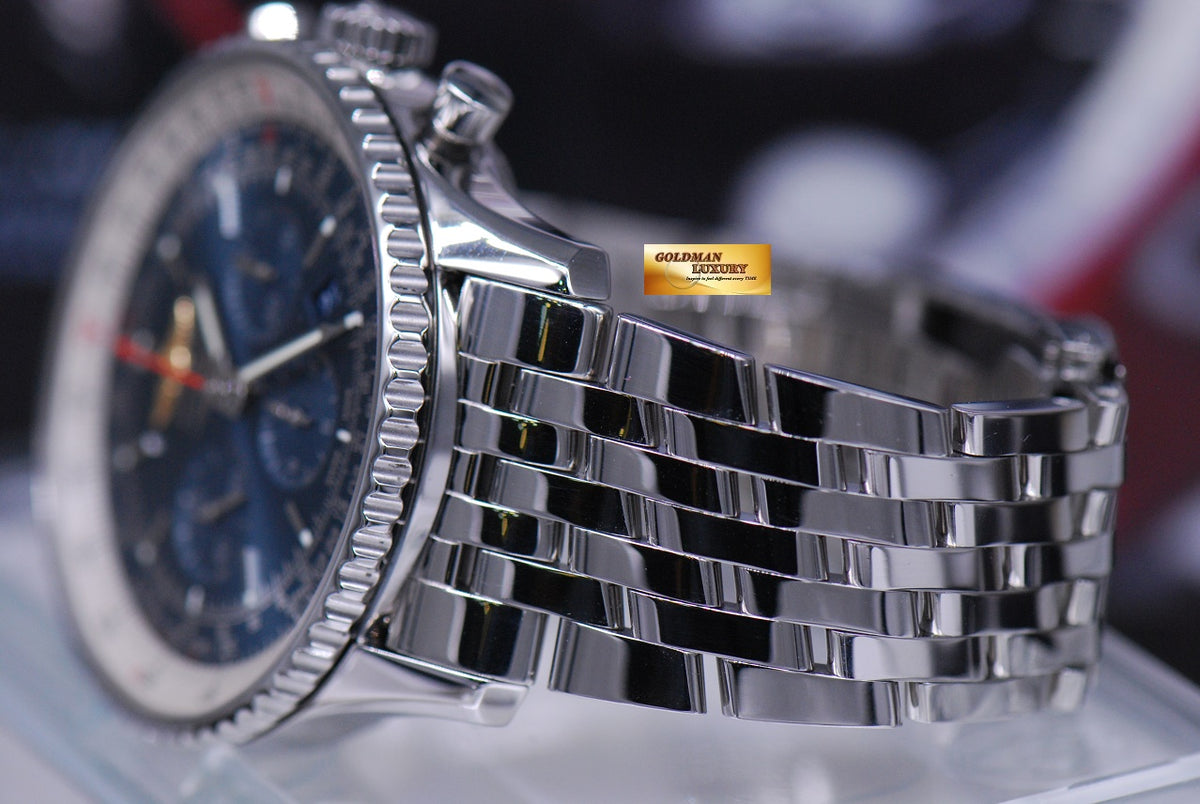 [SOLD] BREITLING NAVITIMER B01 46mm CHRONOGRAPH AUTOMATIC BLUE AB0127 (LNIB)