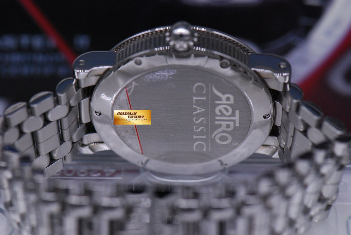 [SOLD] GERALD GENTA RETRO CLASSIC JUMPING HOUR 38mm AUTOMATIC BLACK (MINT)