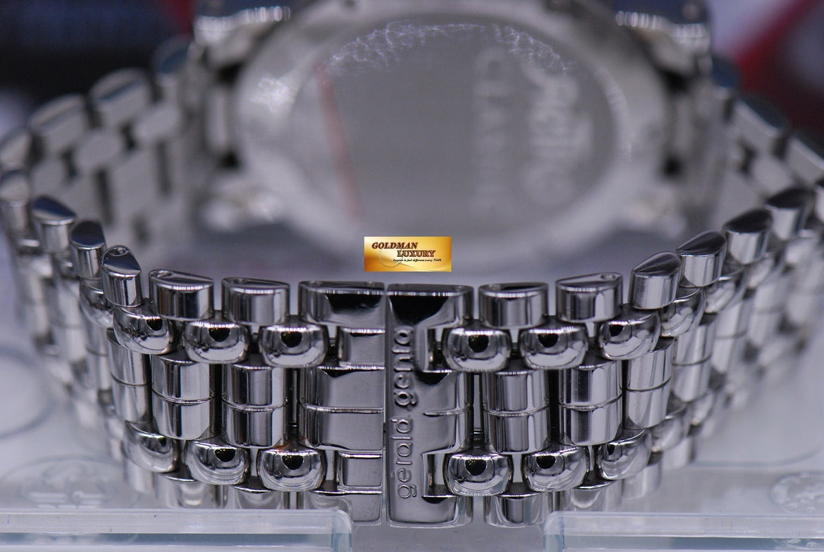 [SOLD] GERALD GENTA RETRO CLASSIC JUMPING HOUR 38mm AUTOMATIC BLACK (MINT)