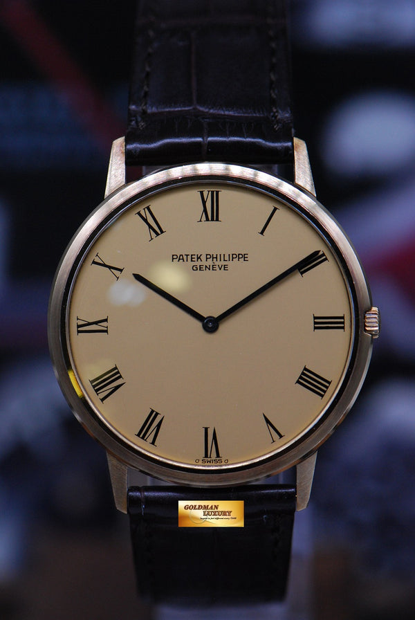 [SOLD] PATEK PHILIPPE VINTAGE CALATRAVA 18K YELLOW GOLD 35mm AUTOMATIC Ref : 3588 (MINT)