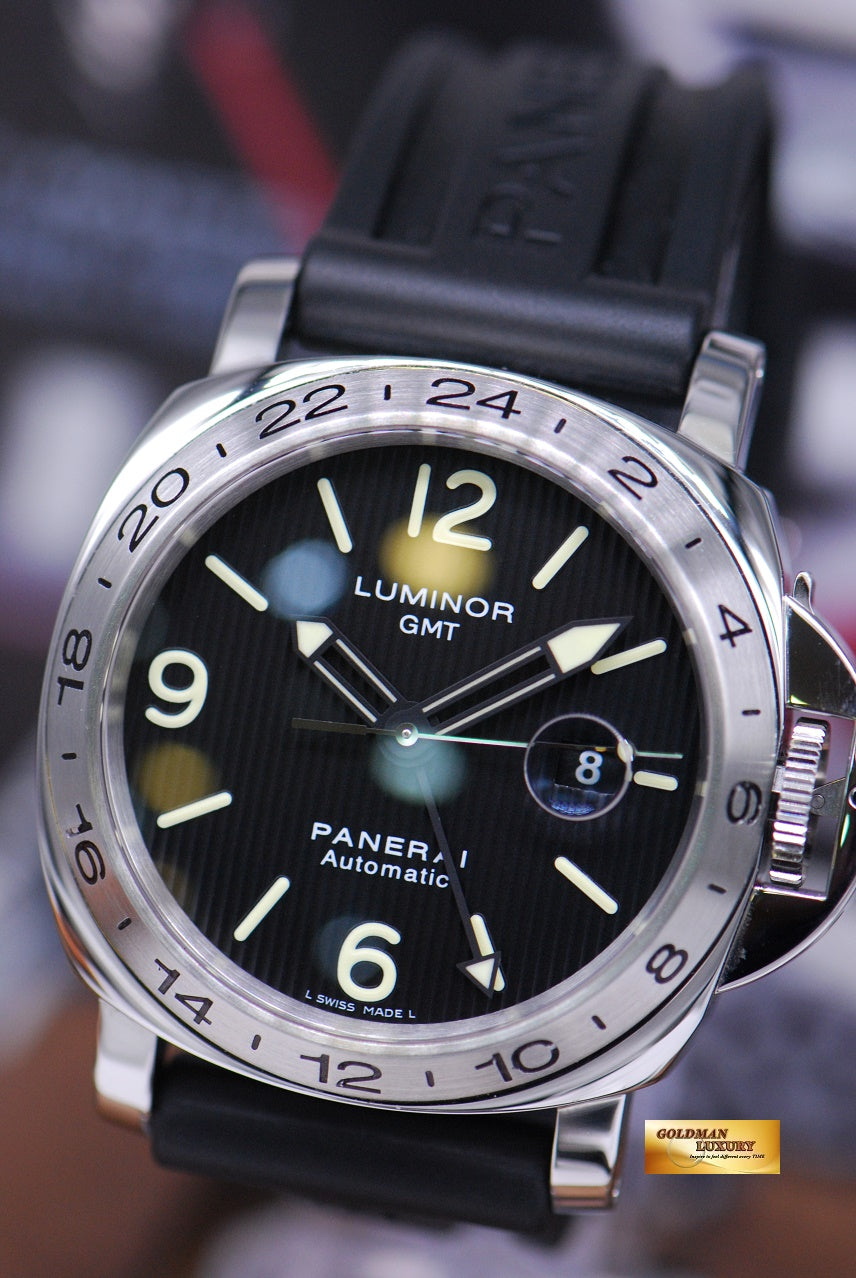 [SOLD] PANERAI LUMINOR GMT 44mm “TUXEDO DIAL” SPECIAL EDITION PAM 29 (MINT)