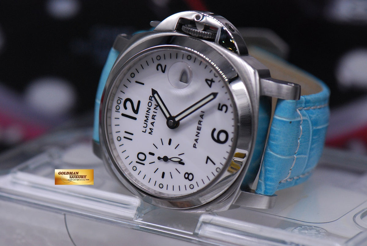 [SOLD] PANERAI LUMINOR MARINA 40mm AUTOMATIC WHITE Ref : PAM 49 (MINT)