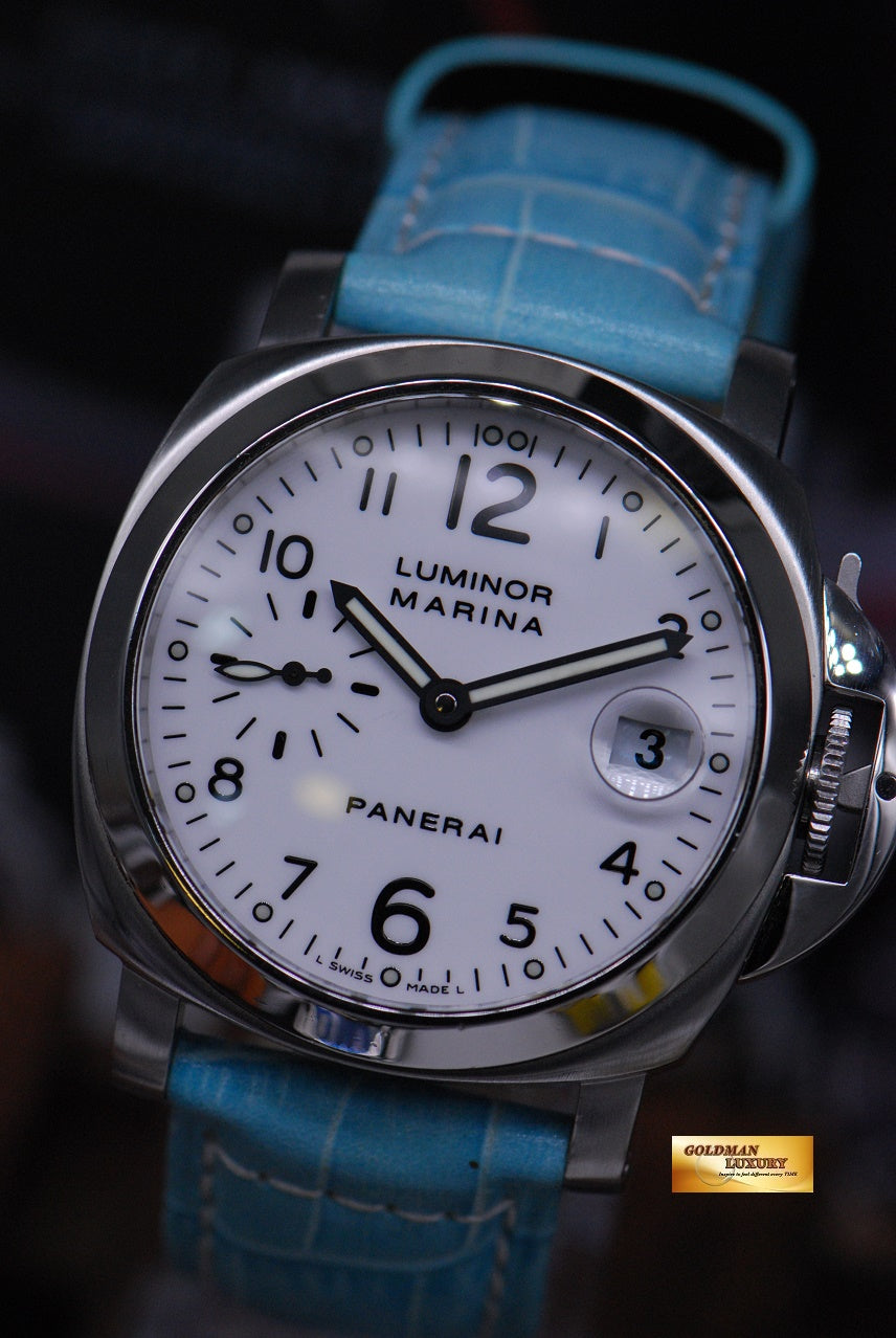 [SOLD] PANERAI LUMINOR MARINA 40mm AUTOMATIC WHITE Ref : PAM 49 (MINT)
