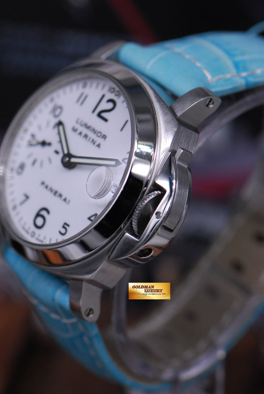 [SOLD] PANERAI LUMINOR MARINA 40mm AUTOMATIC WHITE Ref : PAM 49 (MINT)