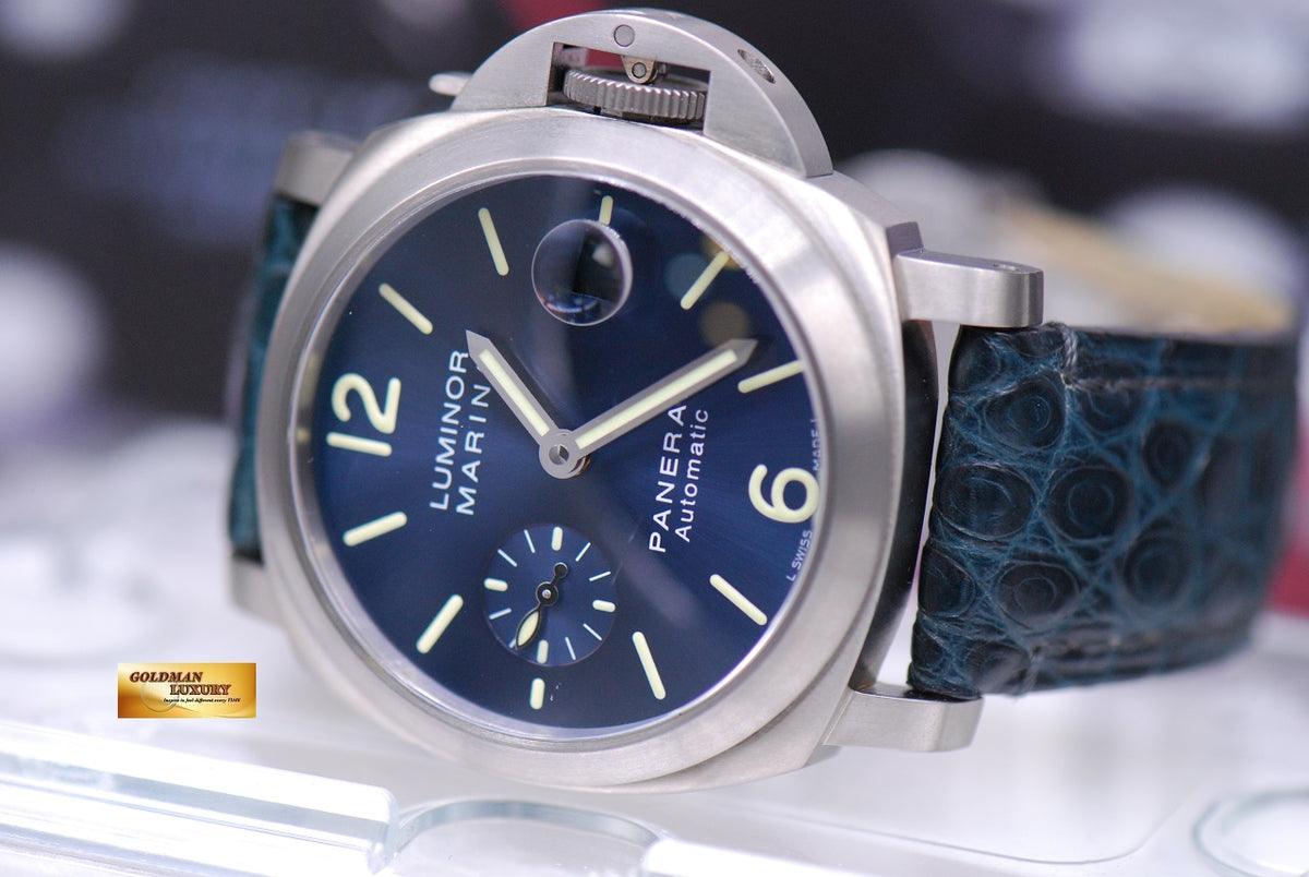 [SOLD] PANERAI LUMINOR MARINA 40mm TITANIUM AUTOMATIC BLUE Ref : PAM 282 (MINT)