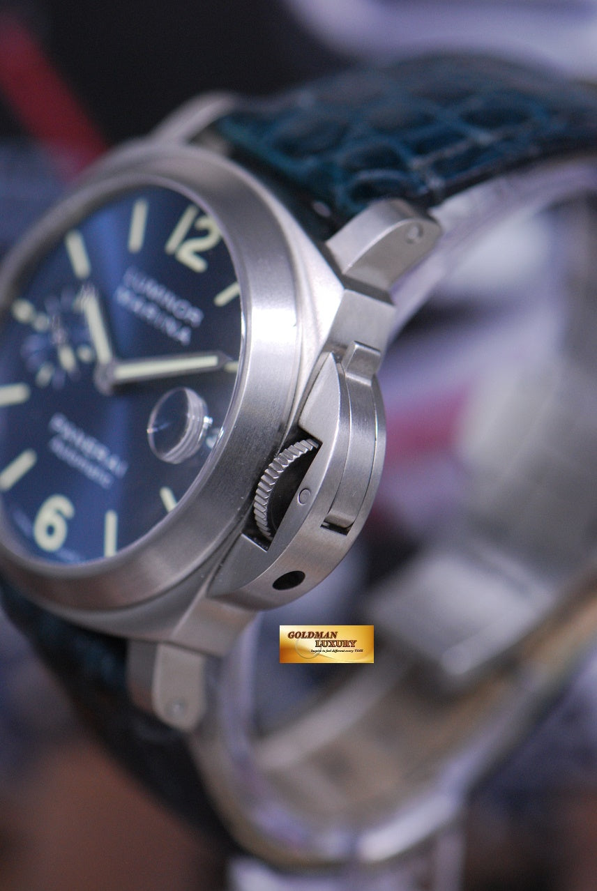 [SOLD] PANERAI LUMINOR MARINA 40mm TITANIUM AUTOMATIC BLUE Ref : PAM 282 (MINT)