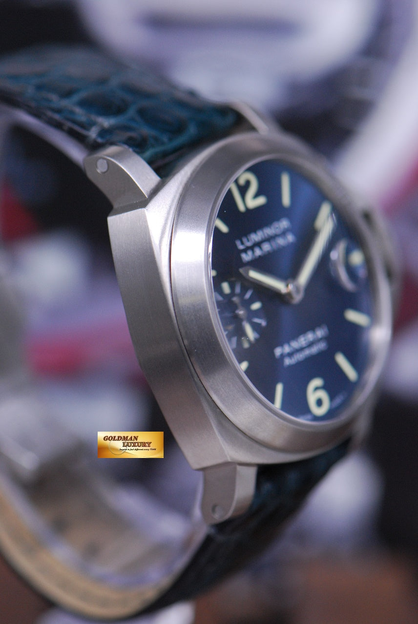 [SOLD] PANERAI LUMINOR MARINA 40mm TITANIUM AUTOMATIC BLUE Ref : PAM 282 (MINT)