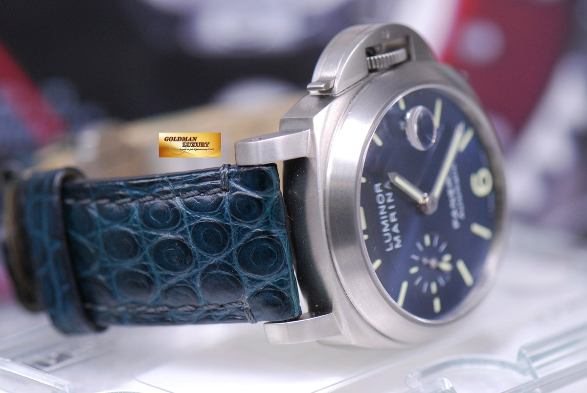 [SOLD] PANERAI LUMINOR MARINA 40mm TITANIUM AUTOMATIC BLUE Ref : PAM 282 (MINT)