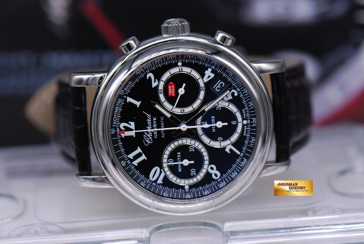 [SOLD] CHOPARD “MILLE 1000 MIGLIA” CHRONOGRAPH BLACK AUTOMATIC 8331 (MINT)