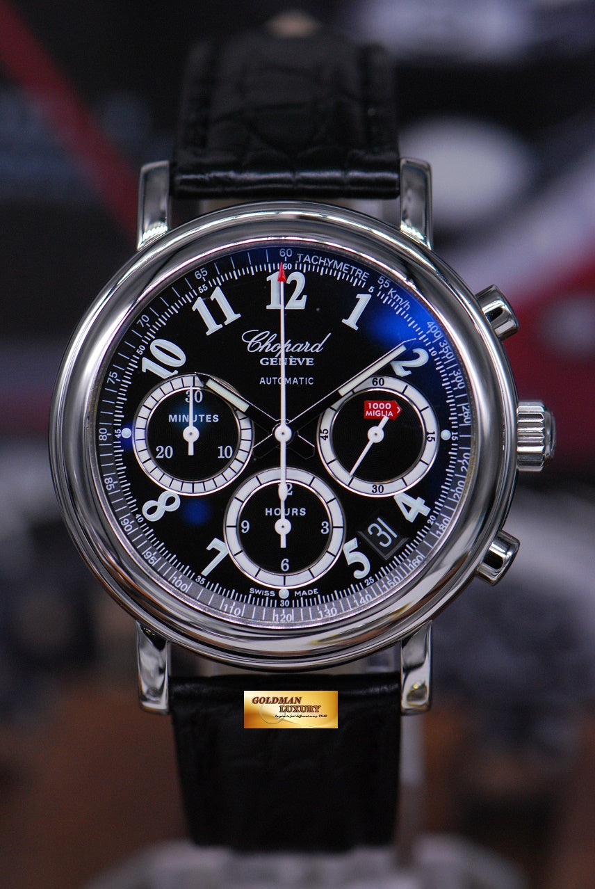 [SOLD] CHOPARD “MILLE 1000 MIGLIA” CHRONOGRAPH BLACK AUTOMATIC 8331 (MINT)
