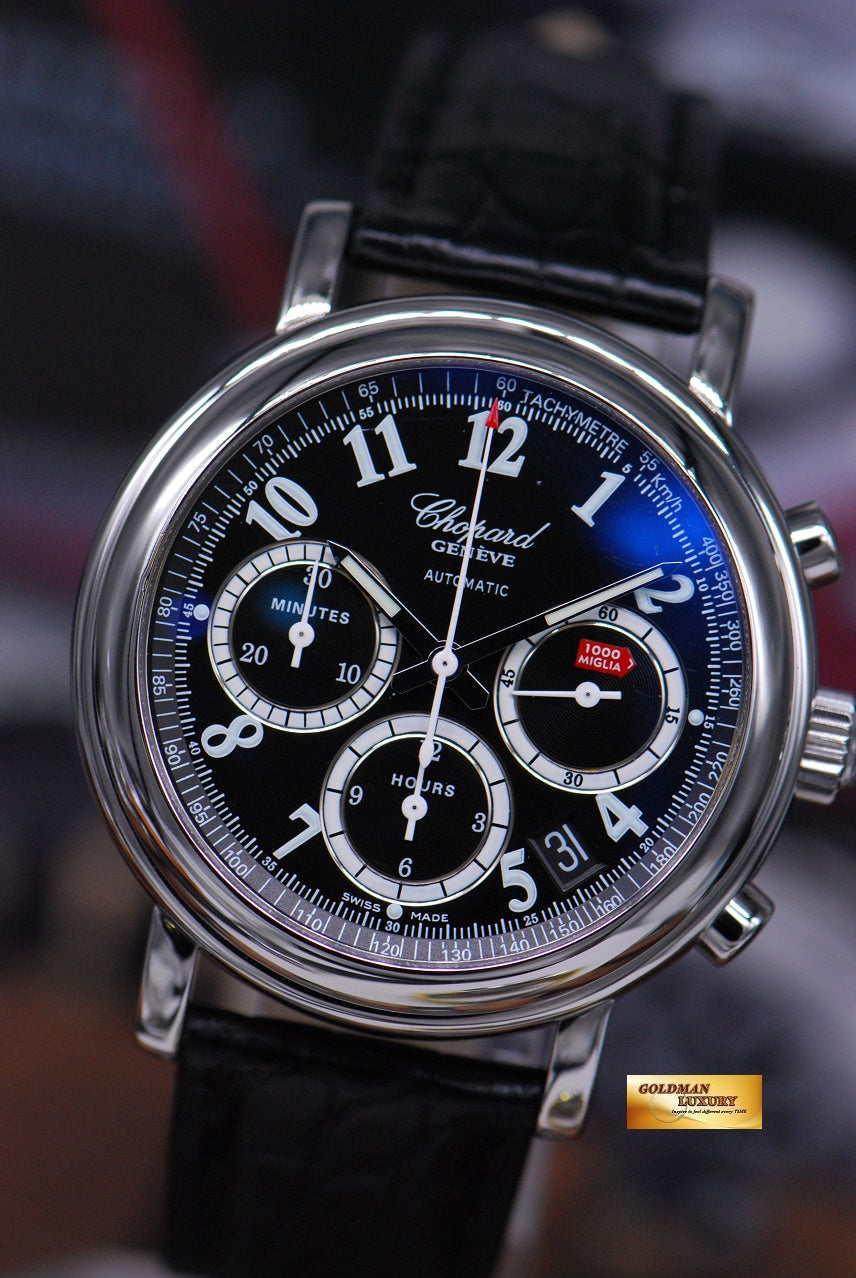 [SOLD] CHOPARD “MILLE 1000 MIGLIA” CHRONOGRAPH BLACK AUTOMATIC 8331 (MINT)