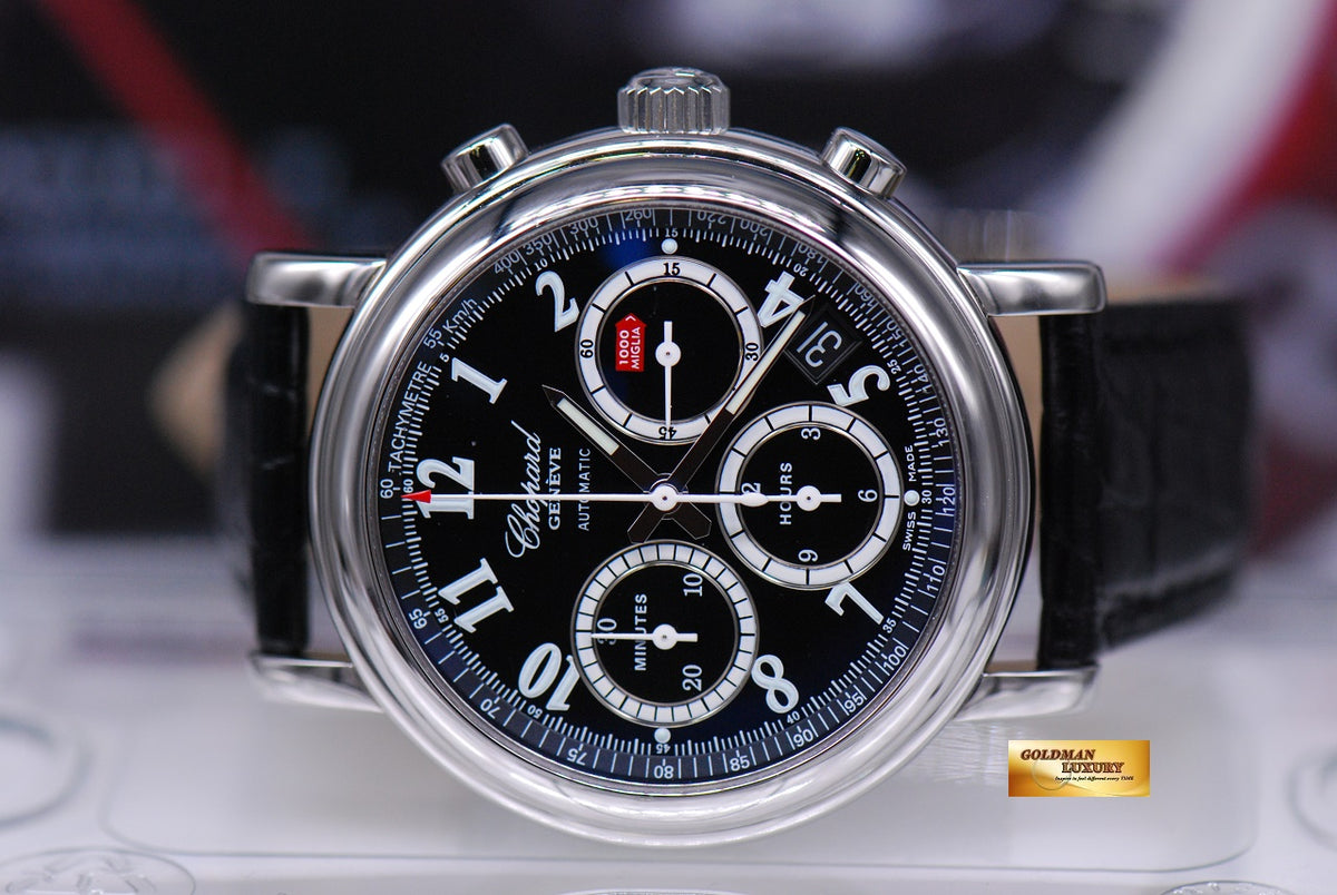 [SOLD] CHOPARD “MILLE 1000 MIGLIA” CHRONOGRAPH BLACK AUTOMATIC 8331 (MINT)