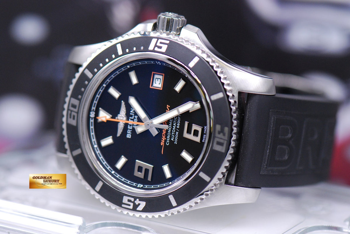 [SOLD] BREITLING SUPEROCEAN 44mm RUBBER BLACK AUTOMATIC (MINT)