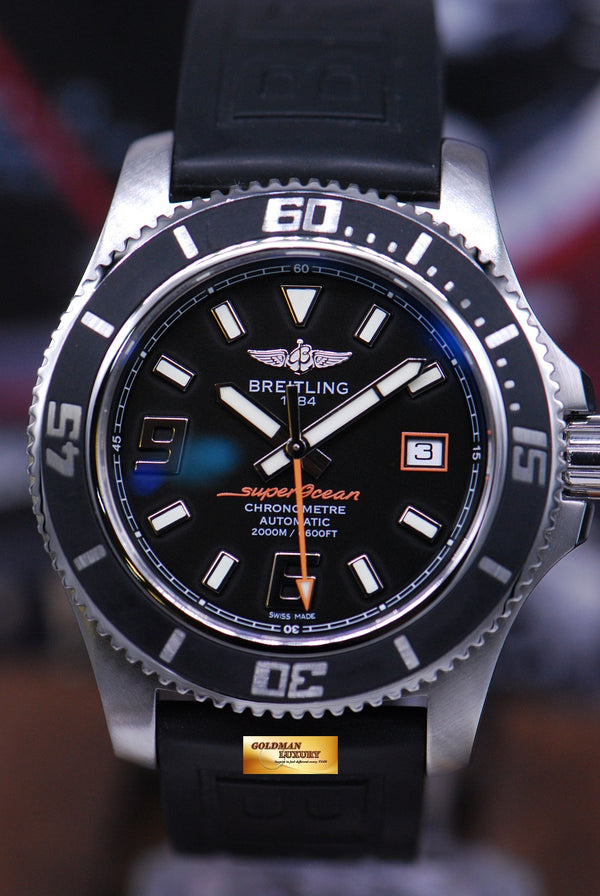 [SOLD] BREITLING SUPEROCEAN 44mm RUBBER BLACK AUTOMATIC (MINT)