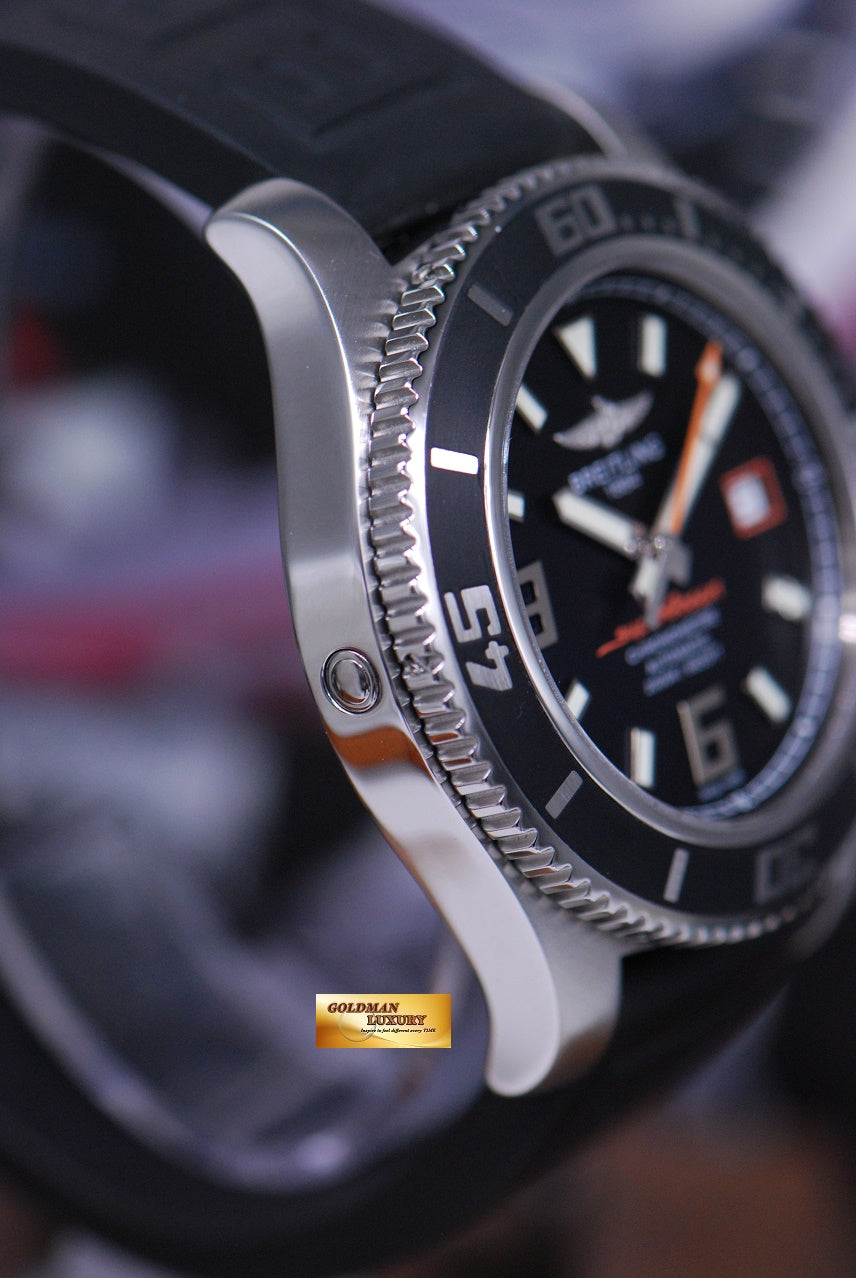 [SOLD] BREITLING SUPEROCEAN 44mm RUBBER BLACK AUTOMATIC (MINT)