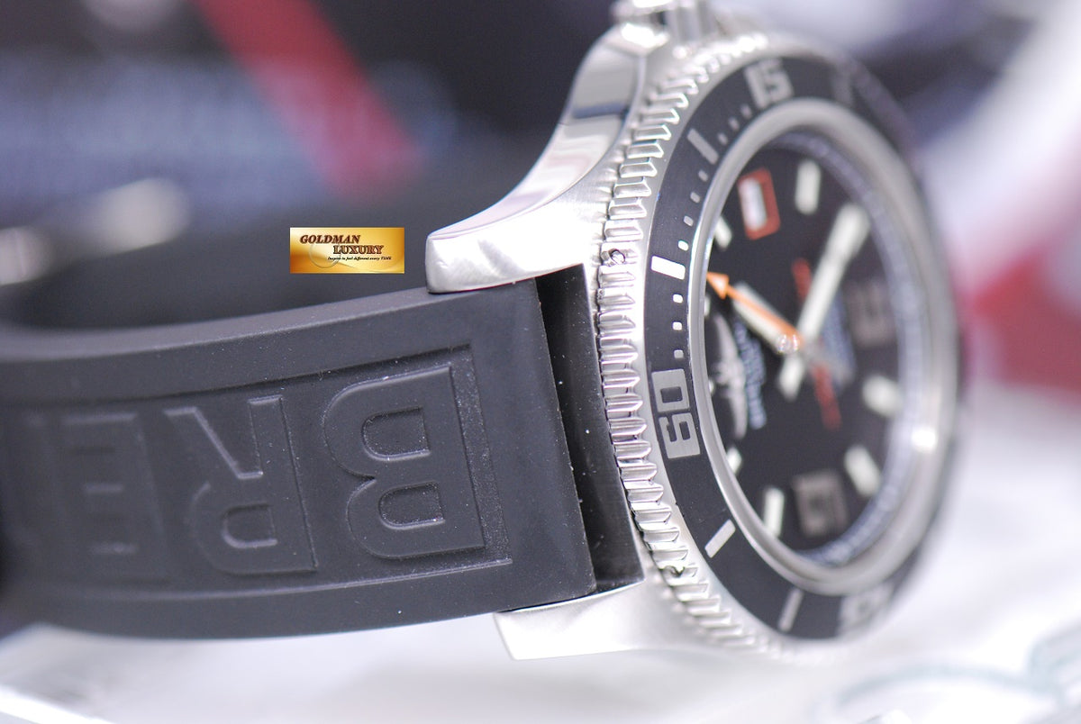 [SOLD] BREITLING SUPEROCEAN 44mm RUBBER BLACK AUTOMATIC (MINT)