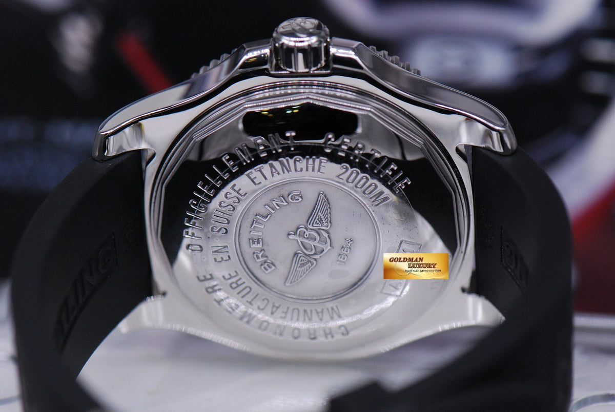 [SOLD] BREITLING SUPEROCEAN 44mm RUBBER BLACK AUTOMATIC (MINT)