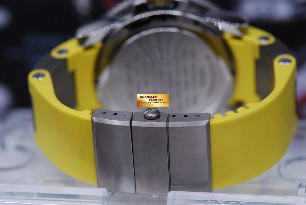 [SOLD] ULYSSE NARDIN MAXI MARINE DIVER CHRONOMETER YELLOW AUTOMATIC 263-33 (MINT)