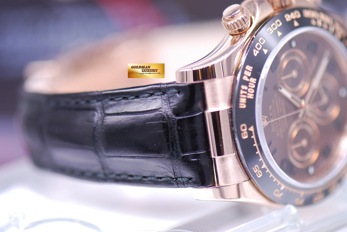 [SOLD] ROLEX OYSTER COSMOGRAPH DAYTONA 18K EVEROSE GOLD Ref : 116515LN (MINT)