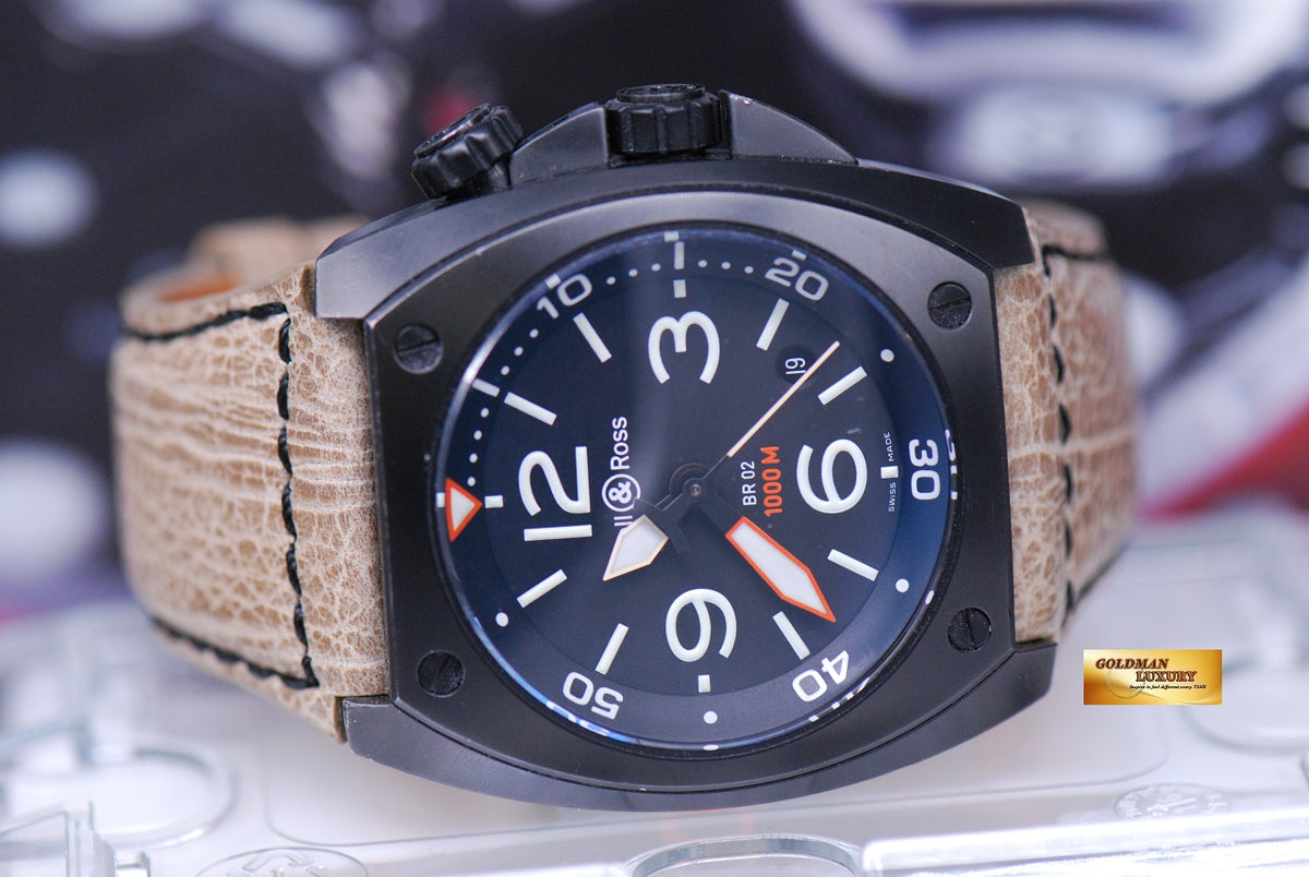 [SOLD] BELL & ROSS DIVER PVD AUTOMATIC BR02-20 (NEAR MINT)