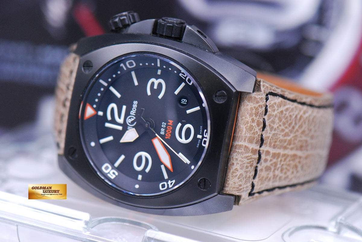 [SOLD] BELL & ROSS DIVER PVD AUTOMATIC BR02-20 (NEAR MINT)