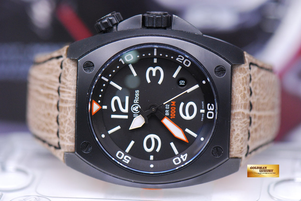 [SOLD] BELL & ROSS DIVER PVD AUTOMATIC BR02-20 (NEAR MINT)