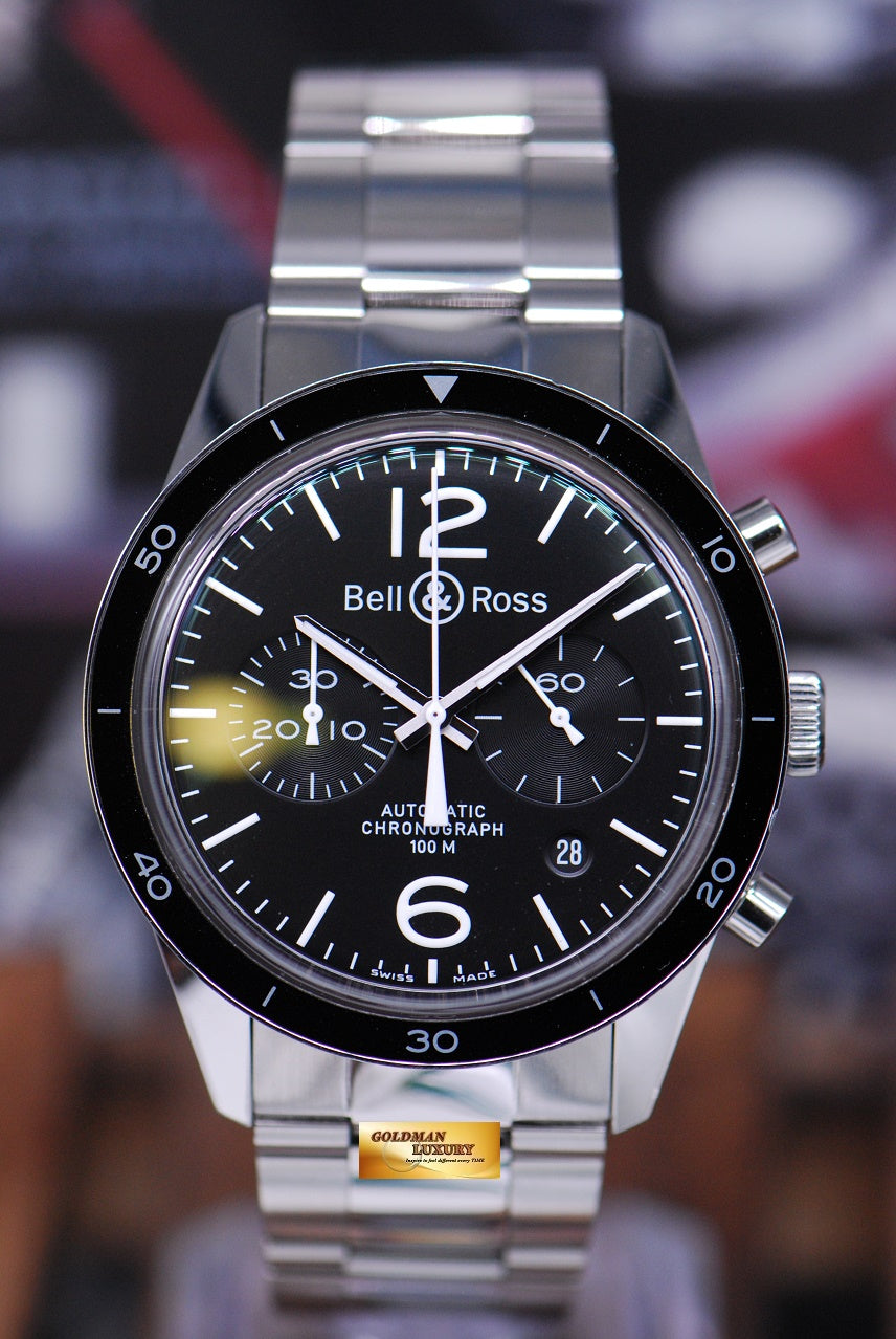 [SOLD] BELL & ROSS SPORT CHRONOGRAPH SS 43mm BR-126 AUTOMATIC (NEAR MINT)