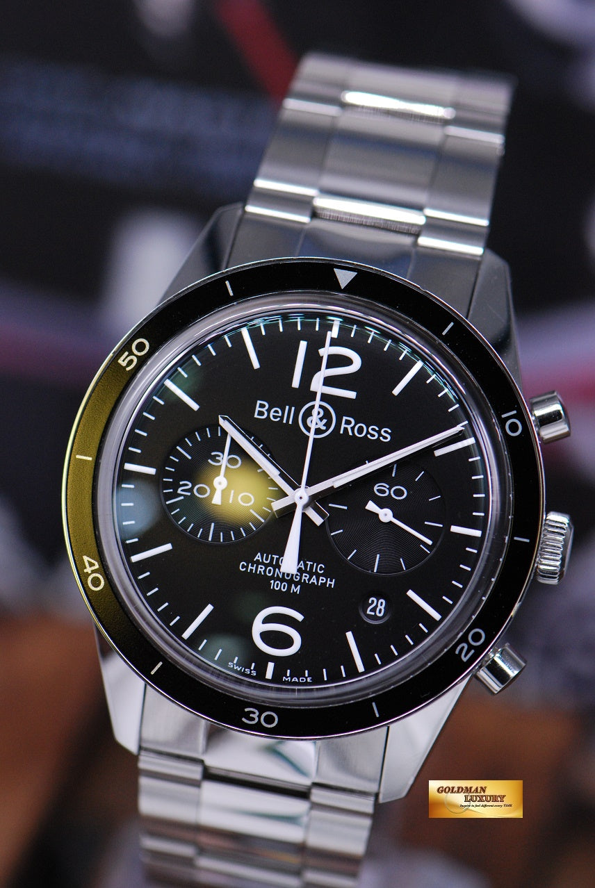 [SOLD] BELL & ROSS SPORT CHRONOGRAPH SS 43mm BR-126 AUTOMATIC (NEAR MINT)