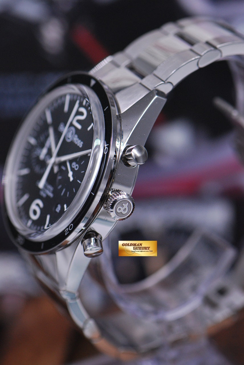[SOLD] BELL & ROSS SPORT CHRONOGRAPH SS 43mm BR-126 AUTOMATIC (NEAR MINT)