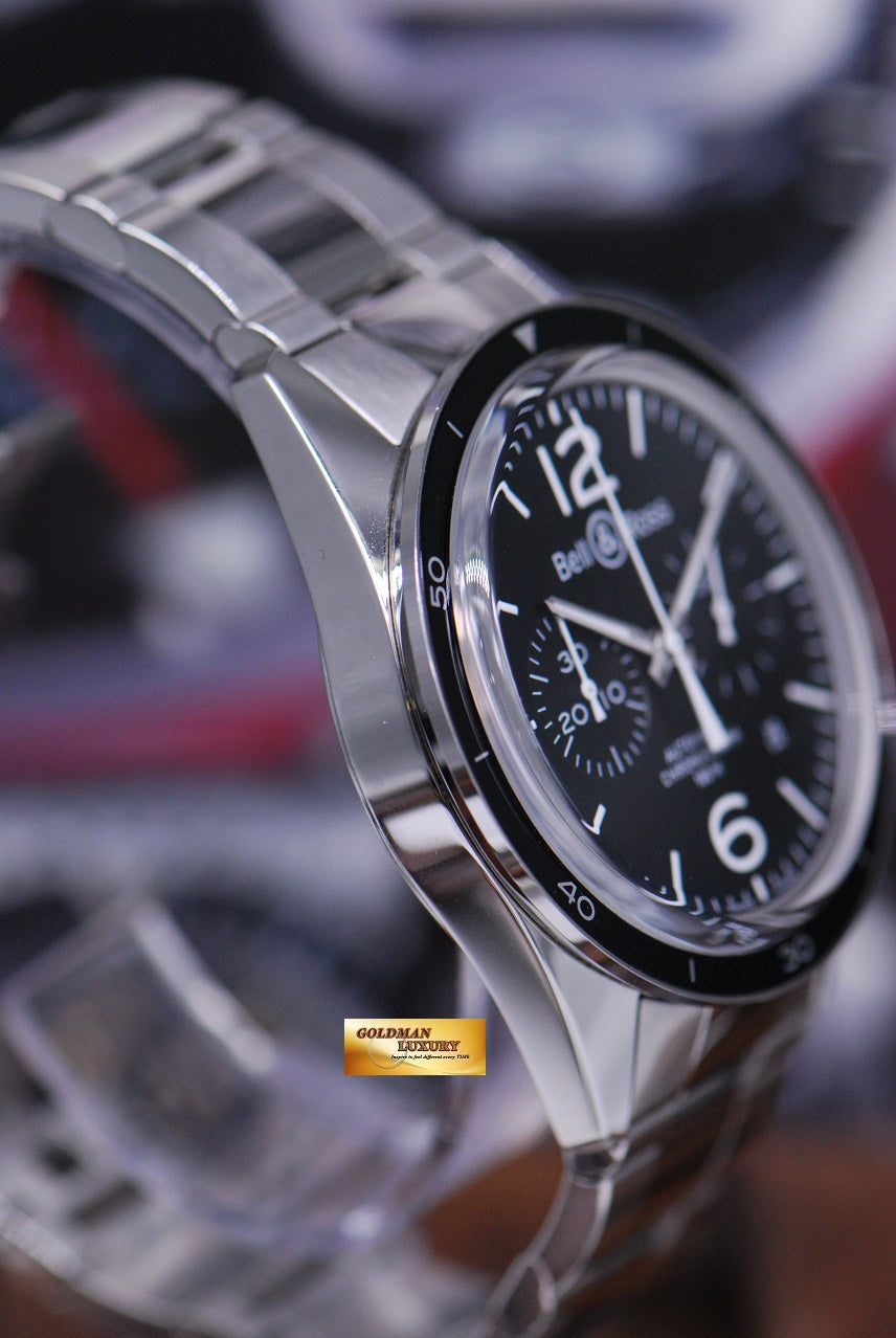 [SOLD] BELL & ROSS SPORT CHRONOGRAPH SS 43mm BR-126 AUTOMATIC (NEAR MINT)