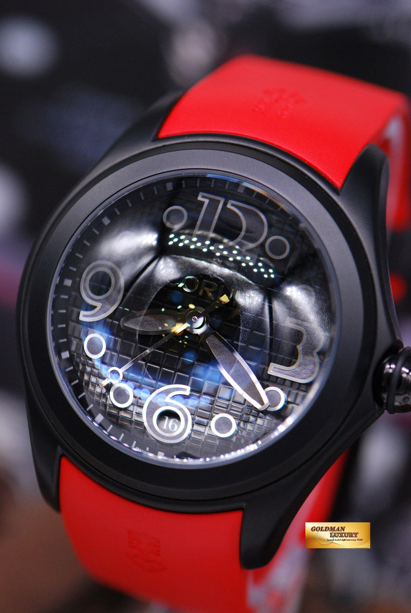 SOLD CORUM BUBBLE PVD BLACK 45mm AUTOMATIC LIMITED EDITION 350