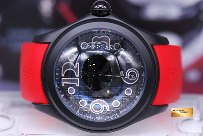 SOLD] CORUM BUBBLE PVD BLACK 45mm AUTOMATIC LIMITED EDITION 350 ...