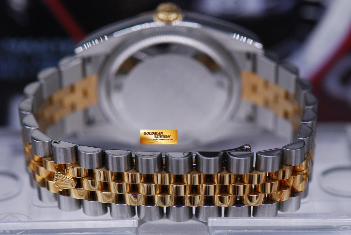 [SOLD] ROLEX OYSTER PERPETUAL HALF-GOLD DATEJUST BLACK 116233 (MINT)