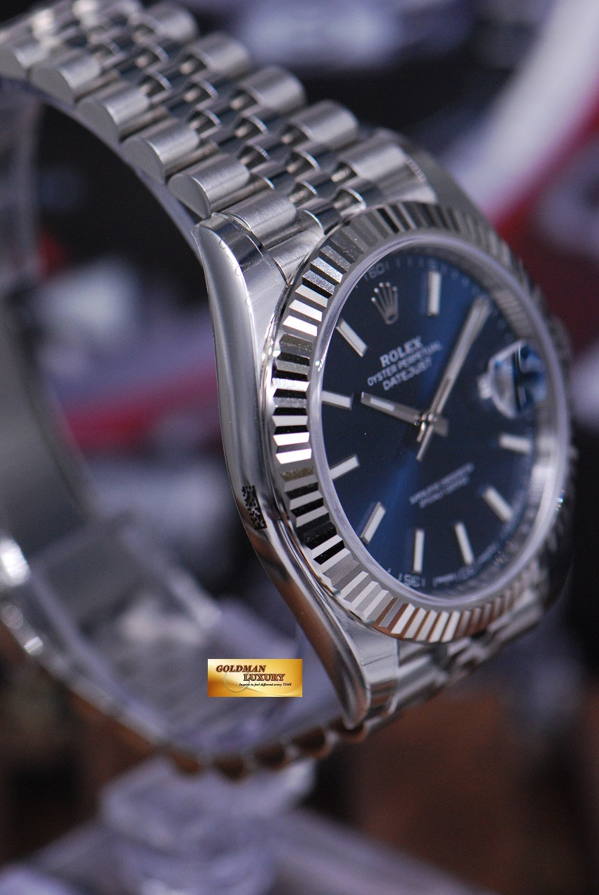 [SOLD] ROLEX OYSTER PERPETUAL DATEJUST 41 SS BLUE DIAL JUBILEE BRACELET 126334 (NEW-UNWORN)