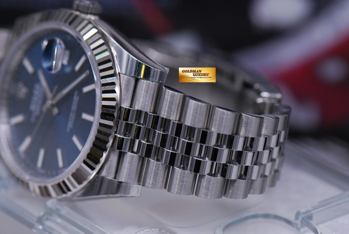 [SOLD] ROLEX OYSTER PERPETUAL DATEJUST 41 SS BLUE DIAL JUBILEE BRACELET 126334 (NEW-UNWORN)