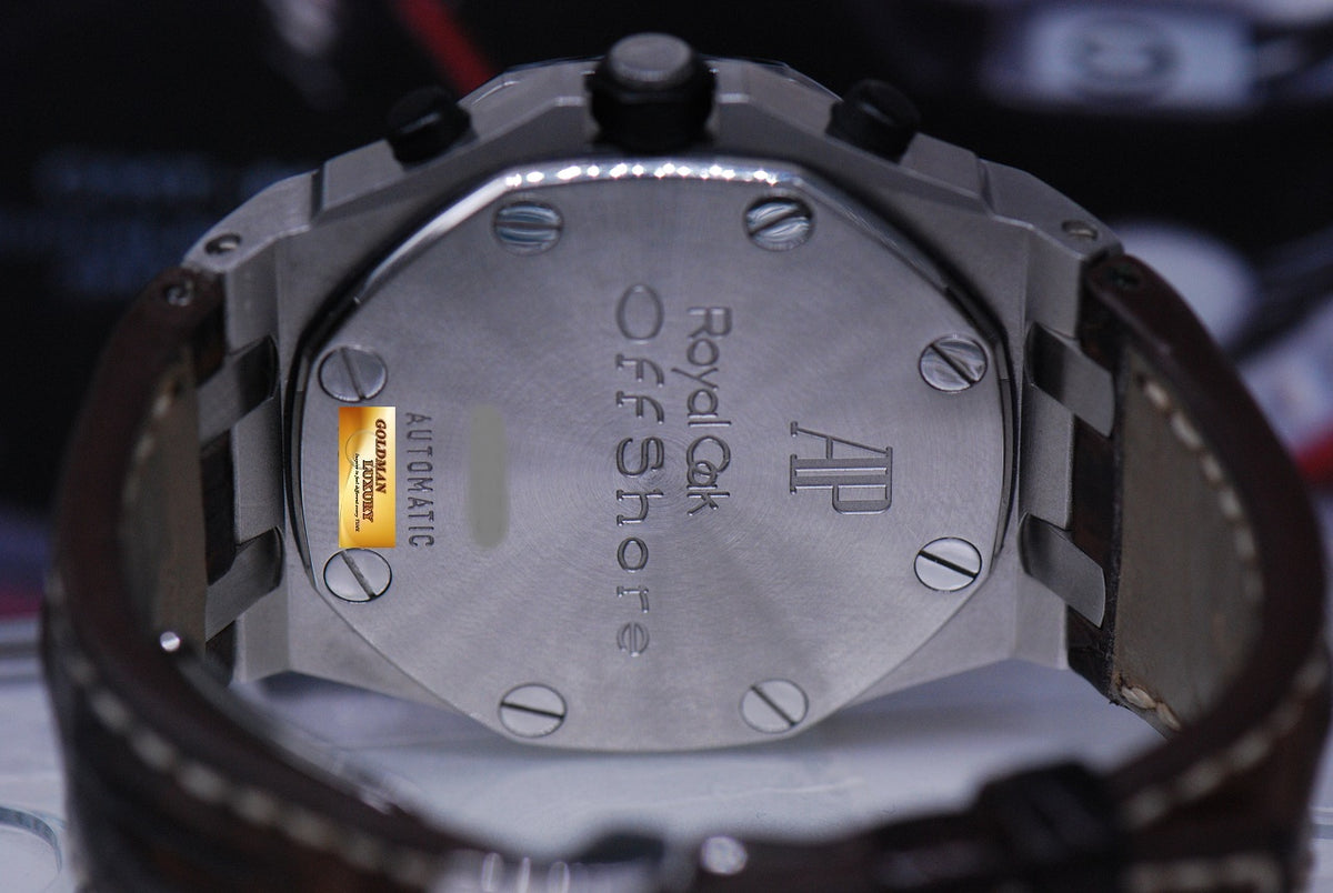 [SOLD] AUDEMARS PIGUET ROYAL OAK OFFSHORE SAFARI CHRONOGRAPH AUTOMATIC WHITE 26020ST (MINT)