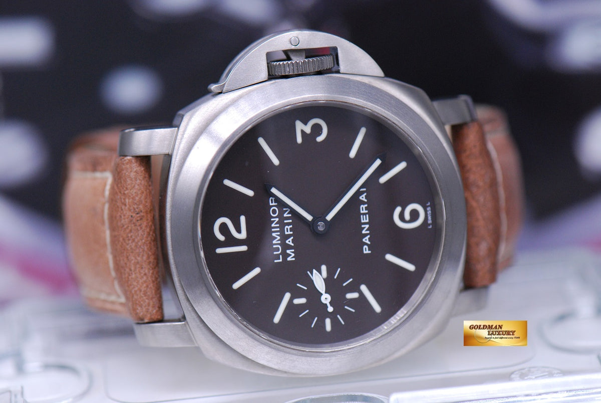 [SOLD] PANERAI LUMINOR MARINA TITANIUM 44mm MANUAL PAM 61 (MINT)