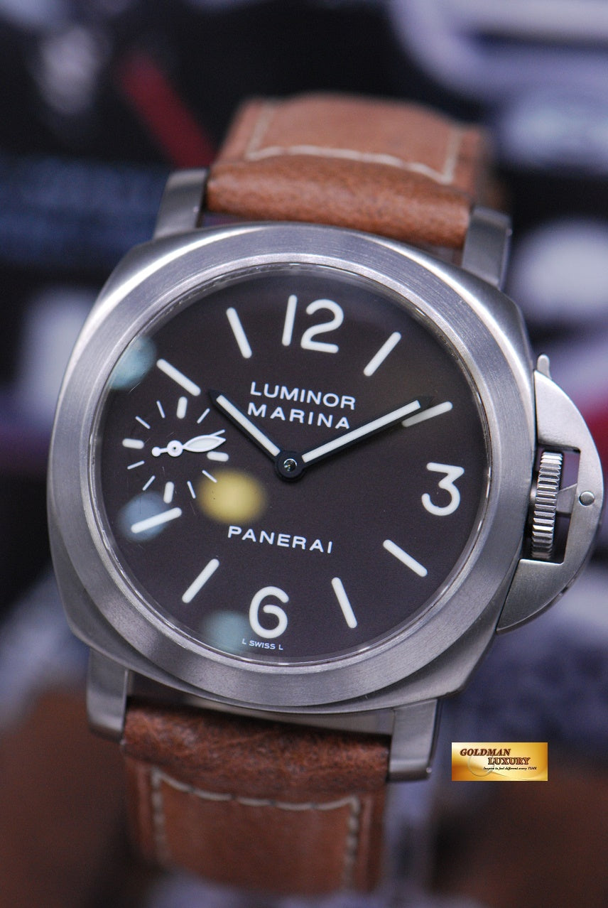 [SOLD] PANERAI LUMINOR MARINA TITANIUM 44mm MANUAL PAM 61 (MINT)