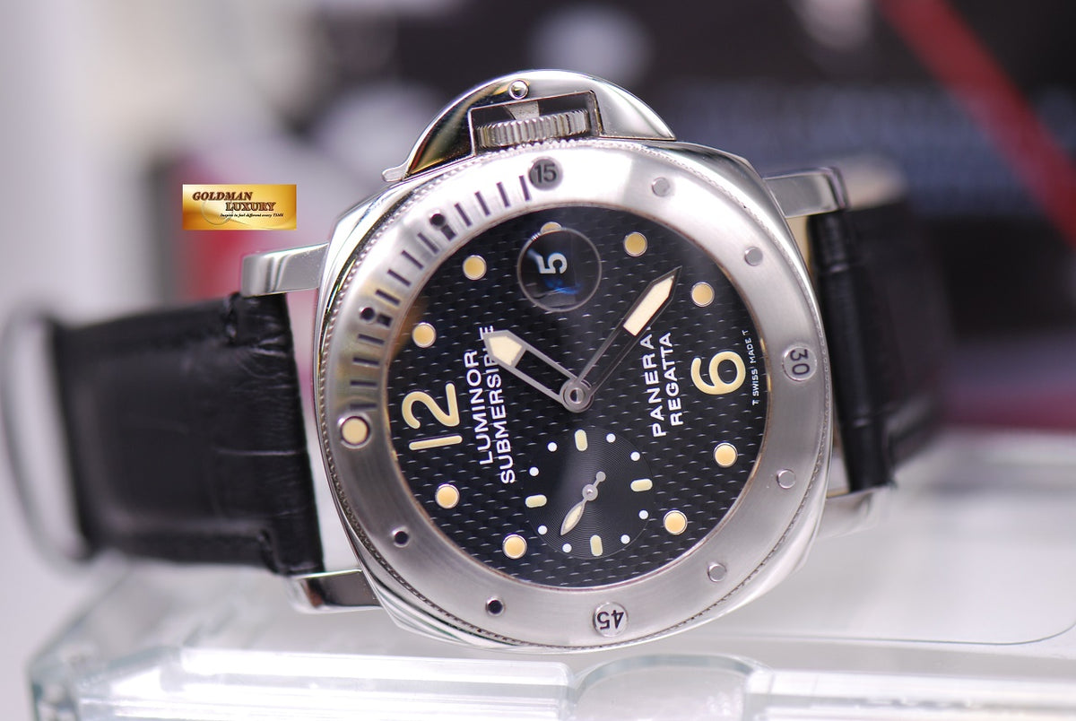 [SOLD] PANERAI LUMINOR SUBMERSIBLE REGATTA SS 44mm “LAUREUS AWARDS 2004” AUTOMATIC PAM 199 (MINT)