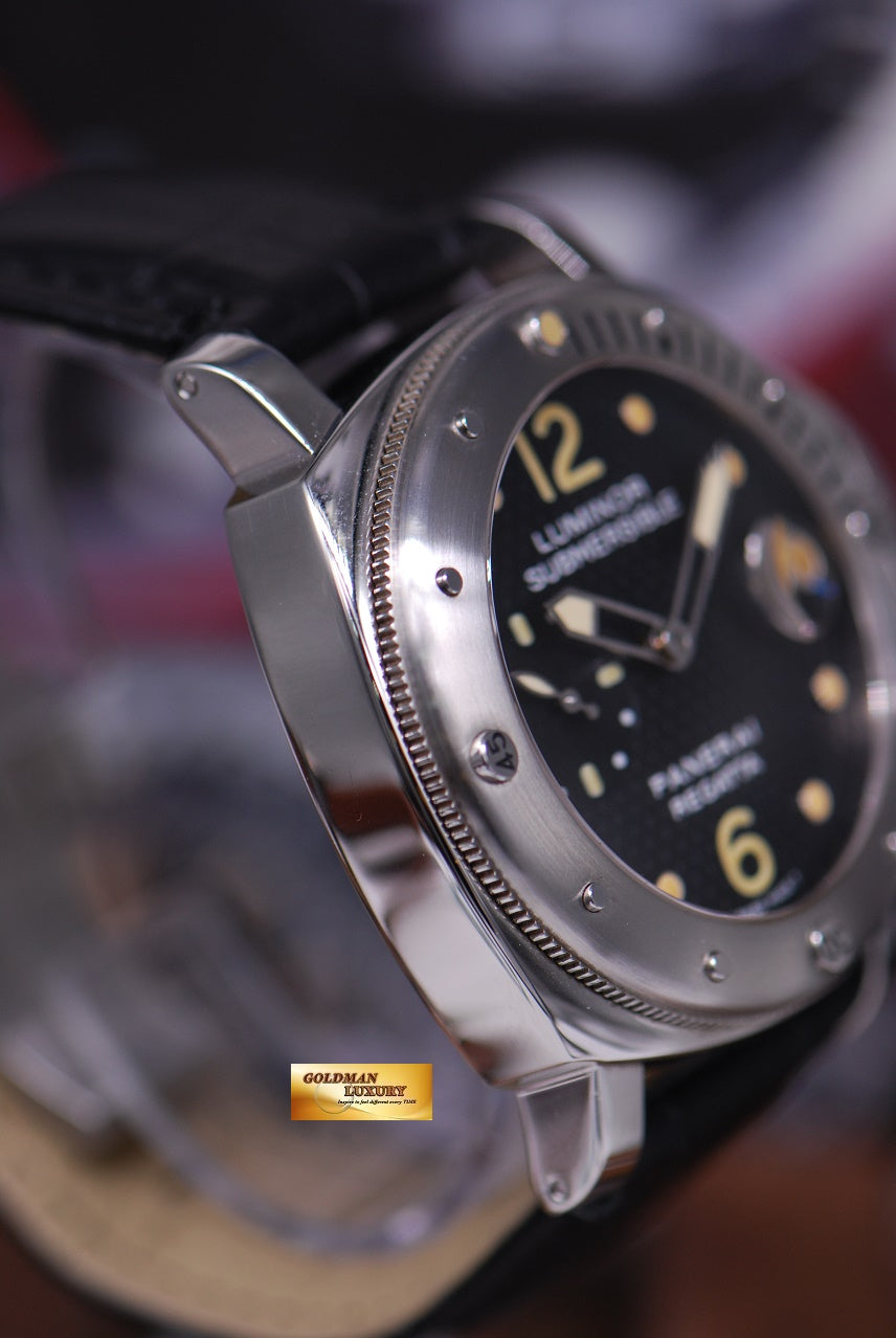 [SOLD] PANERAI LUMINOR SUBMERSIBLE REGATTA SS 44mm “LAUREUS AWARDS 2004” AUTOMATIC PAM 199 (MINT)