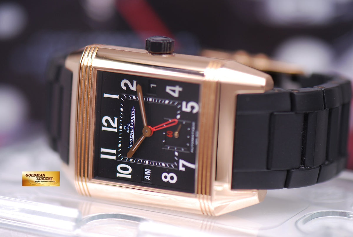 [SOLD] JLC REVERSO SQUADRA HOMETIME 18K ROSE GOLD AUTOMATIC Q7002671 (LNIB)