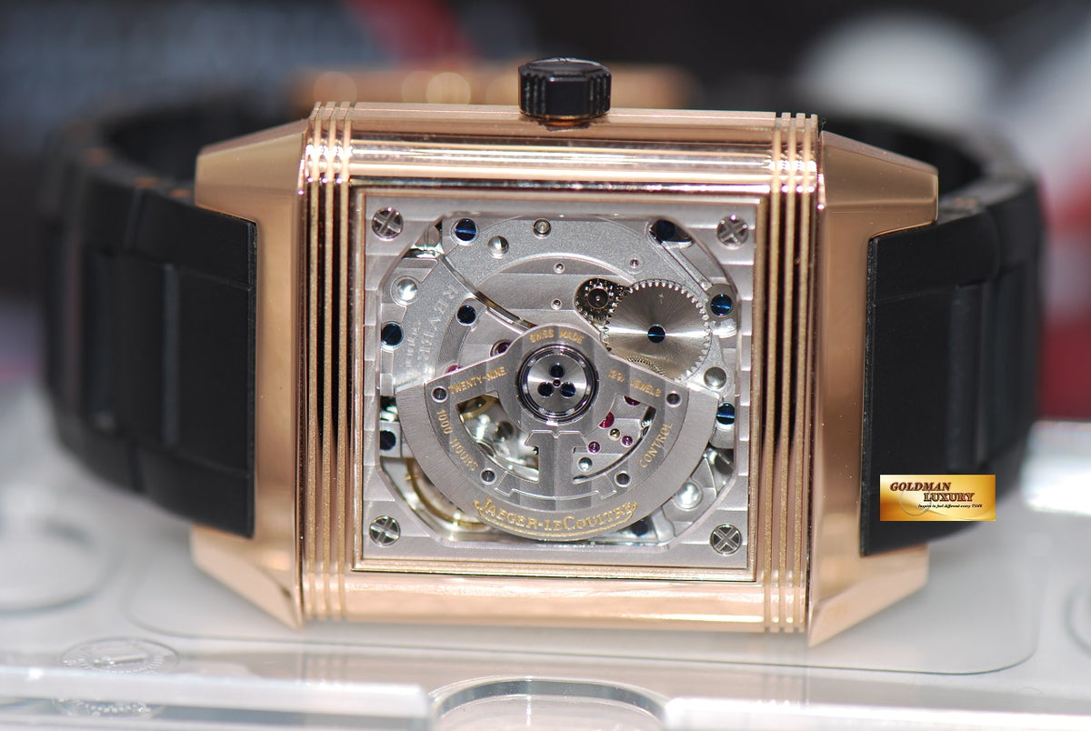 [SOLD] JLC REVERSO SQUADRA HOMETIME 18K ROSE GOLD AUTOMATIC Q7002671 (LNIB)