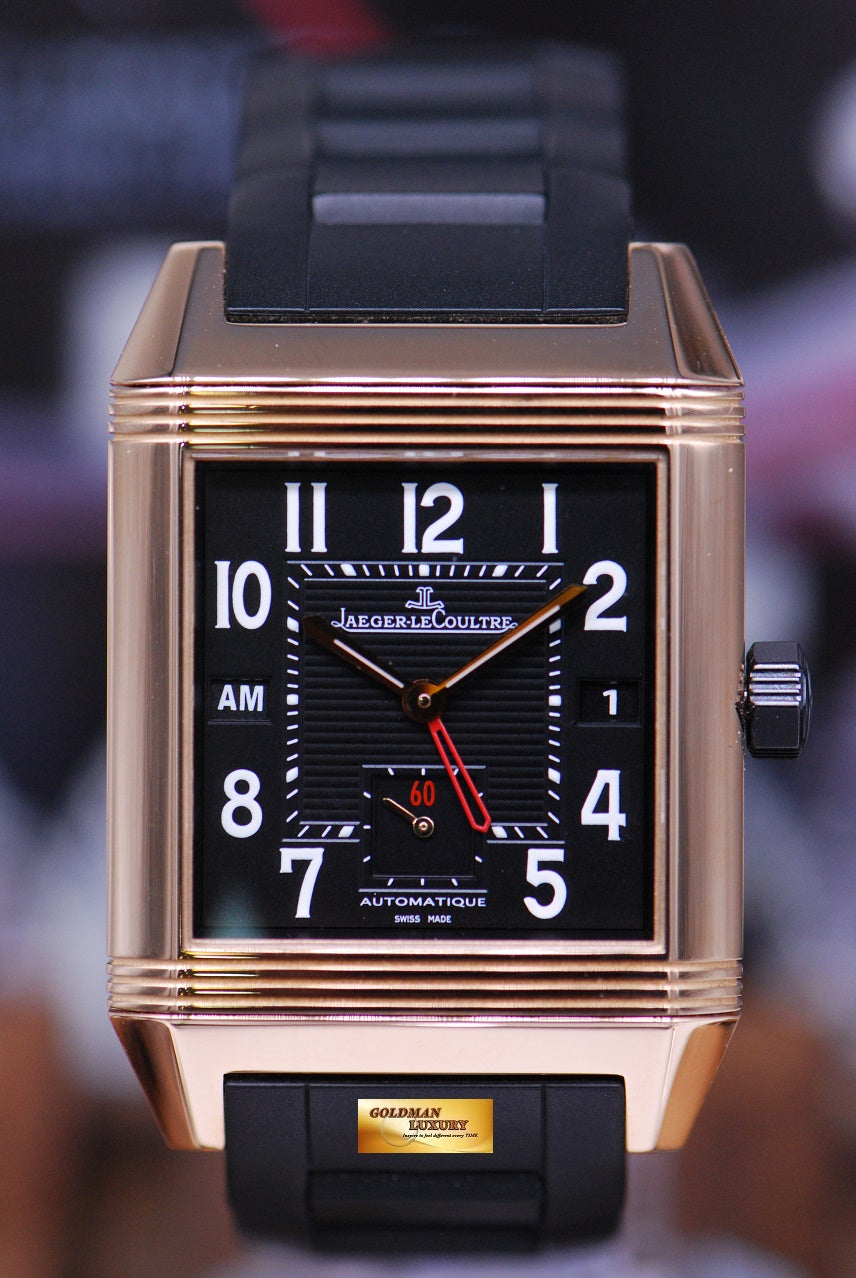 [SOLD] JLC REVERSO SQUADRA HOMETIME 18K ROSE GOLD AUTOMATIC Q7002671 (LNIB)
