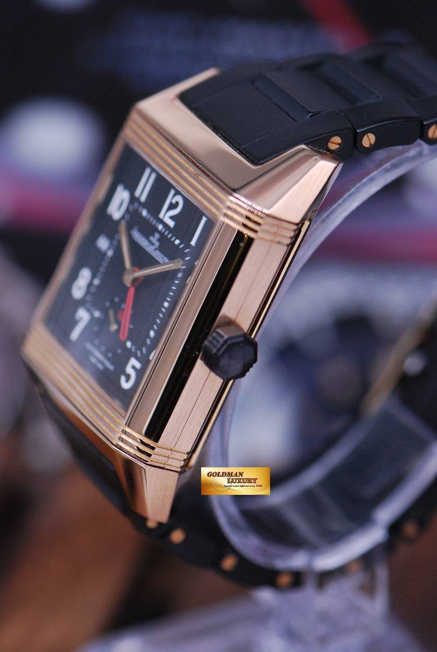 [SOLD] JLC REVERSO SQUADRA HOMETIME 18K ROSE GOLD AUTOMATIC Q7002671 (LNIB)